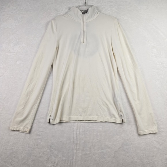 Lauren Ralph Lauren Sweaters - Lauren Active Ralph Lauren Women's Ivory1/4 Zip Sweater Size Medium‎ Logo